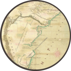 Mapa Patagonia año 1786 - Outdoor Patagonia